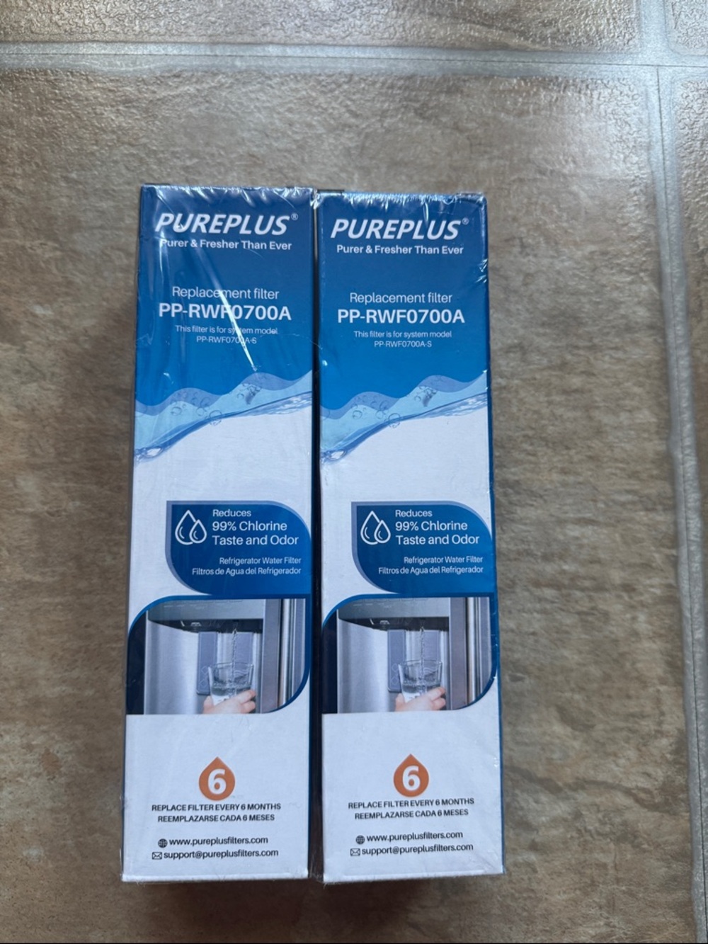 2 pack of Samsung Refrigerator Water Filters - PP-RWF0700A
